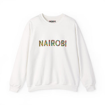 Nairobi Floral Lettering Crewneck Sweatshirt