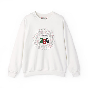 Kenya 254 Crewneck Sweatshirt — Patriotic Kenyan Flag Number Design