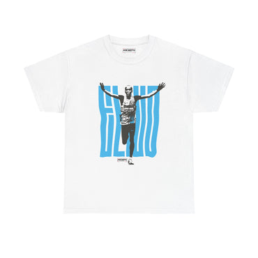 Running Finish Line T-Shirt — Marathon Runner Graphic Tee