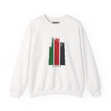 Pan-African Flag Stripe Crewneck Sweatshirt