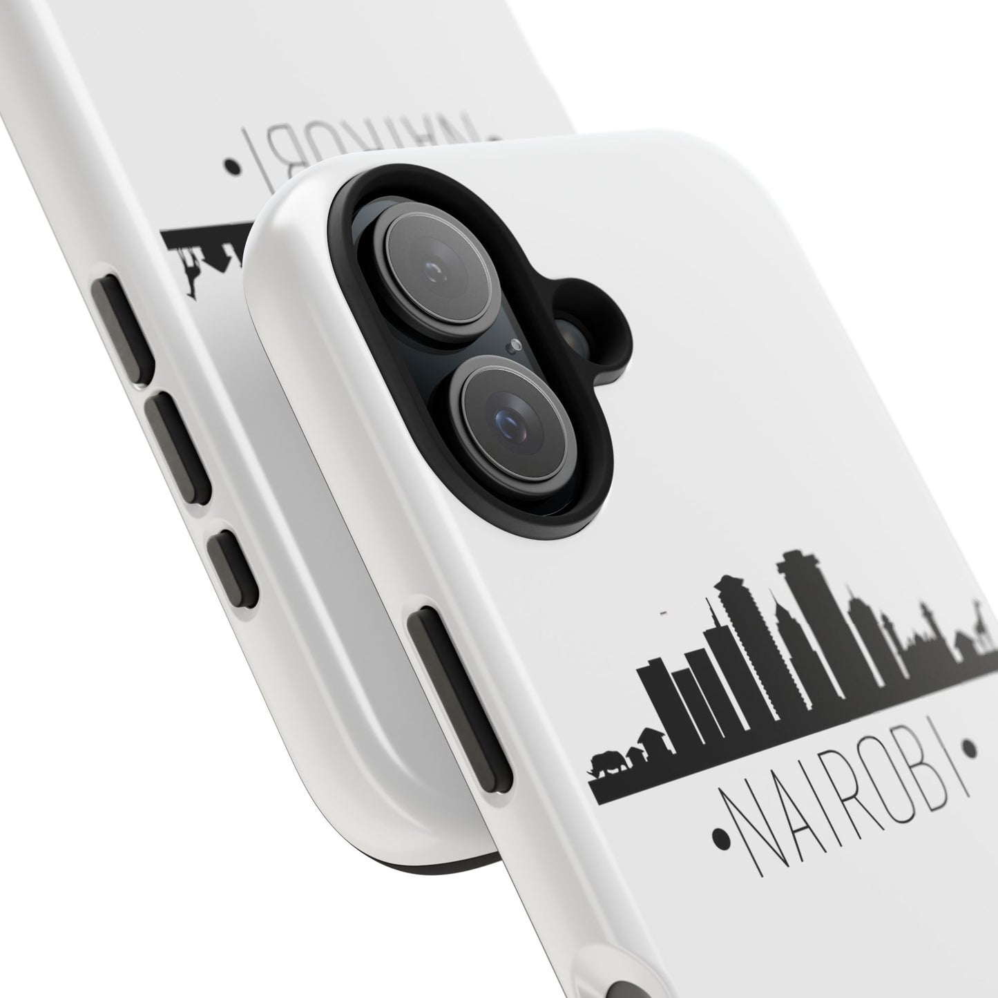 Nairobi Skyline Tough Phone Case — Minimal City Silhouette Protective Cover