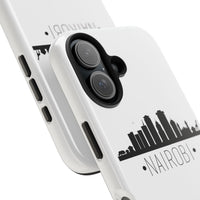 Nairobi Skyline Tough Phone Case — Minimal City Silhouette Protective Cover