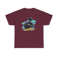 T-Shirt — Retro Portrait Tee (Bold Color Brushstroke Design)