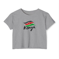 Kenya Flag Crop Top — Women's Festival Country Pride Tee