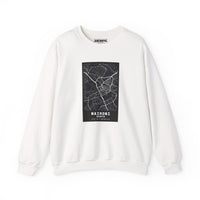 Nairobi city map Unisex Heavy Blend™ Crewneck Sweatshirt