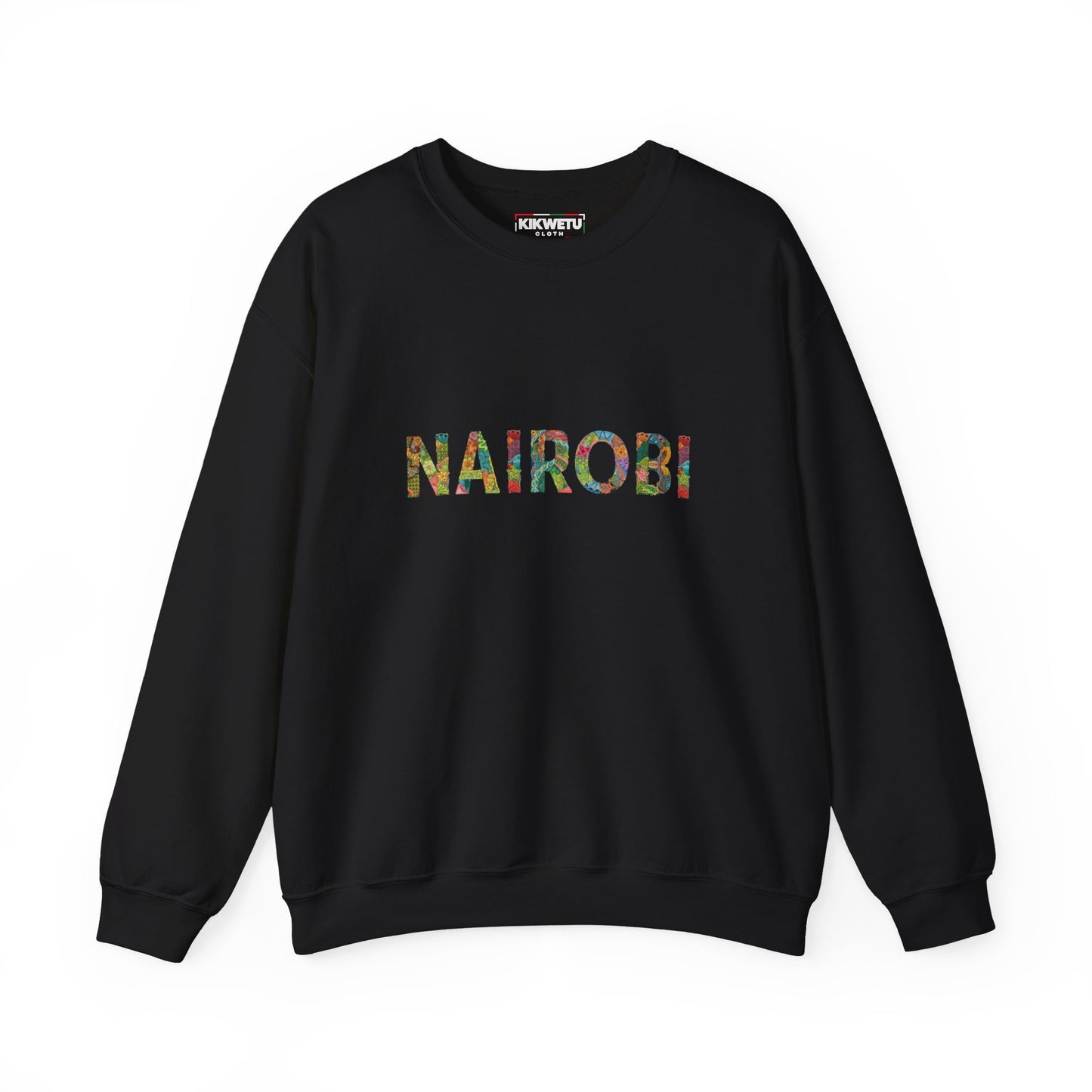Nairobi Floral Lettering Crewneck Sweatshirt