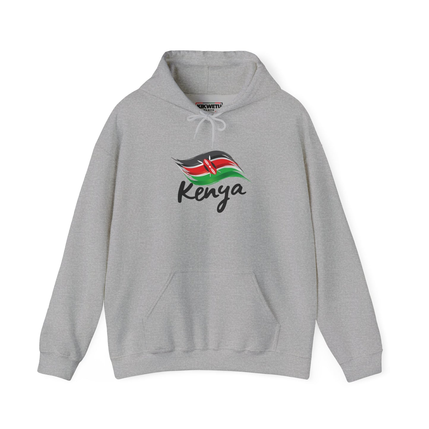 Kenya Flag Hoodie – Patriotic Kenyan Script Pullover
