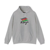 Kenya Flag Hoodie – Patriotic Kenyan Script Pullover