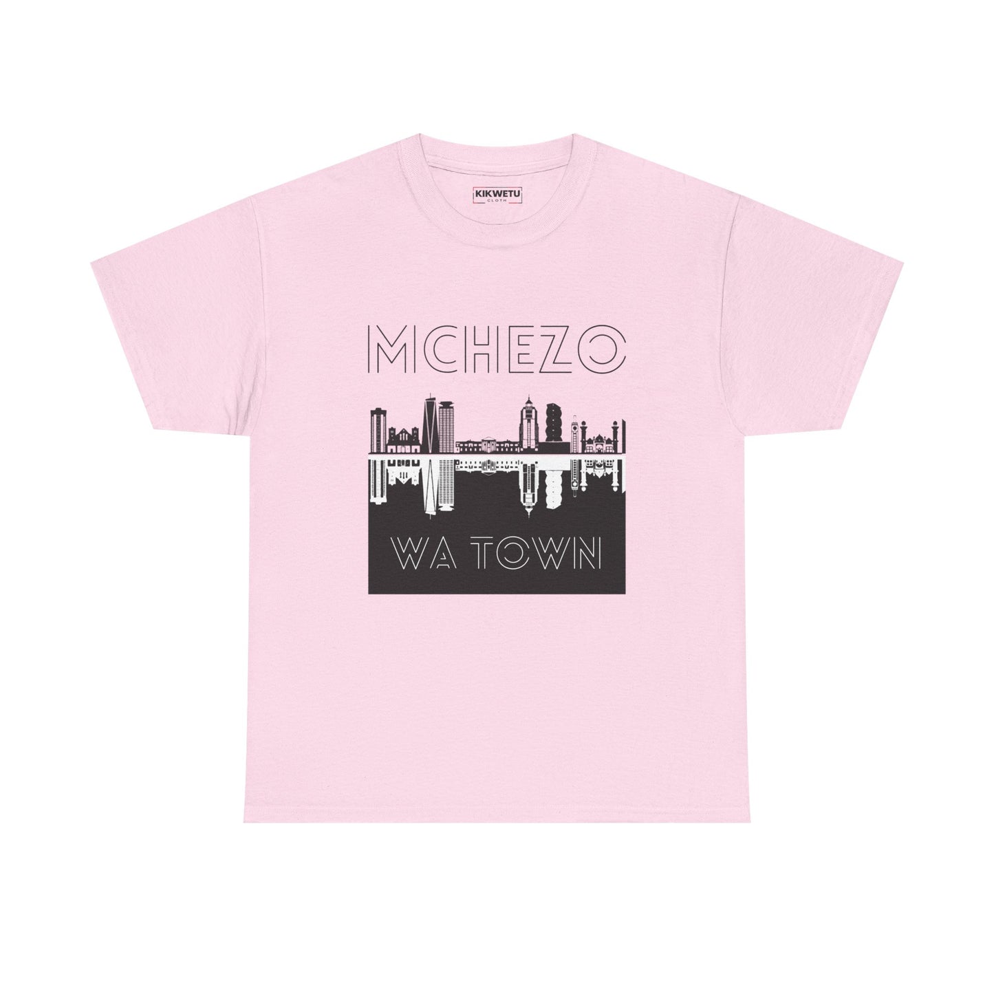 Mchezo Wa Town T-Shirt — Swahili City Skyline Graphic Tee