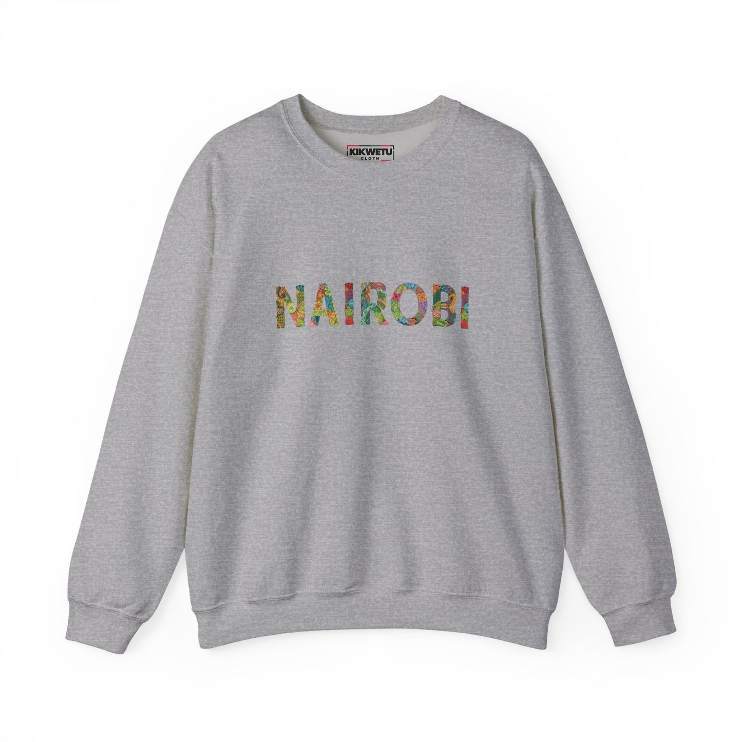 Nairobi Floral Lettering Crewneck Sweatshirt