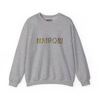 Nairobi Floral Lettering Crewneck Sweatshirt