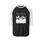 Raglan Shirt -''Mchezo wa town'' baseball tee