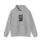 Mindset Vertical Logo Hoodie — Minimal Motivational Hooded Sweatshirt
