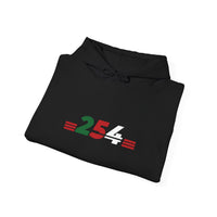 Hoodie - '254' Kenya Flag Stripe Pullover Hoodie