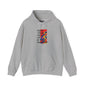 Keep Your Head Up Hoodie — Motivational Graphic Hoodie with Colorful Abstract Art