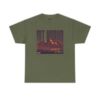 Mountain Graphic Tee – Retro Sunset "Mt Kenya" Coordinates Print