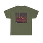 Mountain Graphic Tee – Retro Sunset "Mt Kenya" Coordinates Print