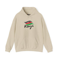 Kenya Flag Hoodie – Patriotic Kenyan Script Pullover