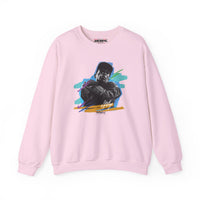 Crewneck Sweatshirt — Retro Hip-Hop Graphic "Legends Never Die"