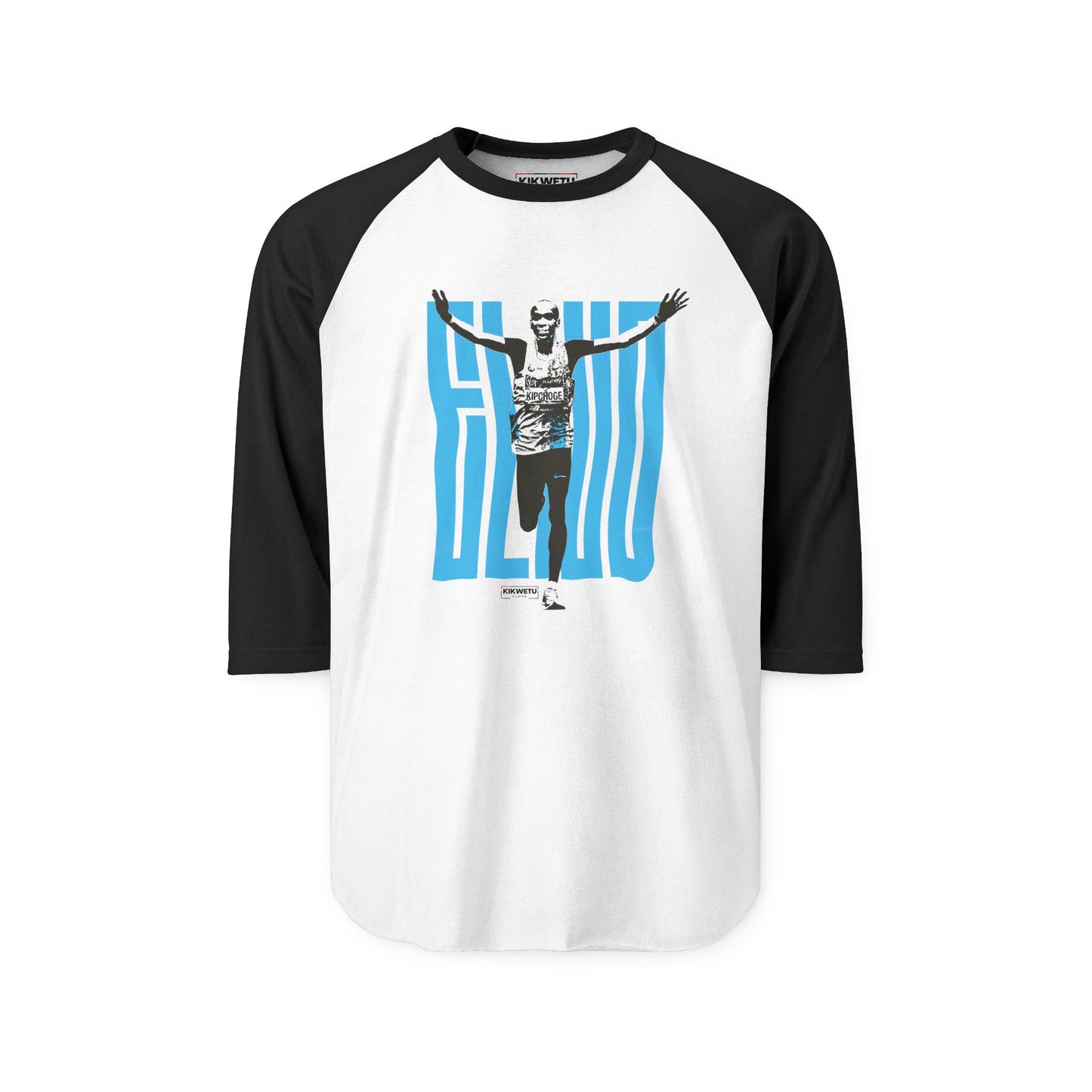 Retro Runner Raglan Shirt - 'Stay Strong' Victory Graphic