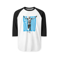 Retro Runner Raglan Shirt - 'Stay Strong' Victory Graphic