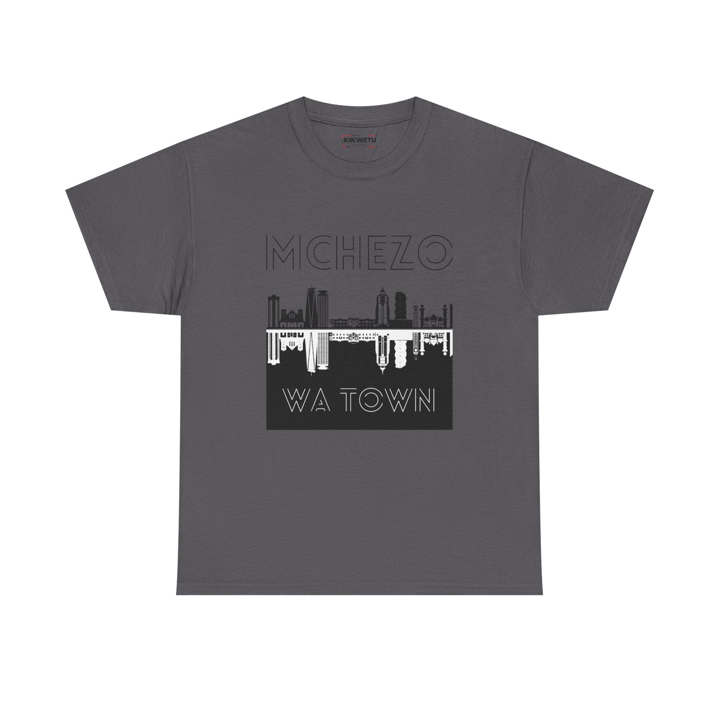 Mchezo Wa Town T-Shirt — Swahili City Skyline Graphic Tee