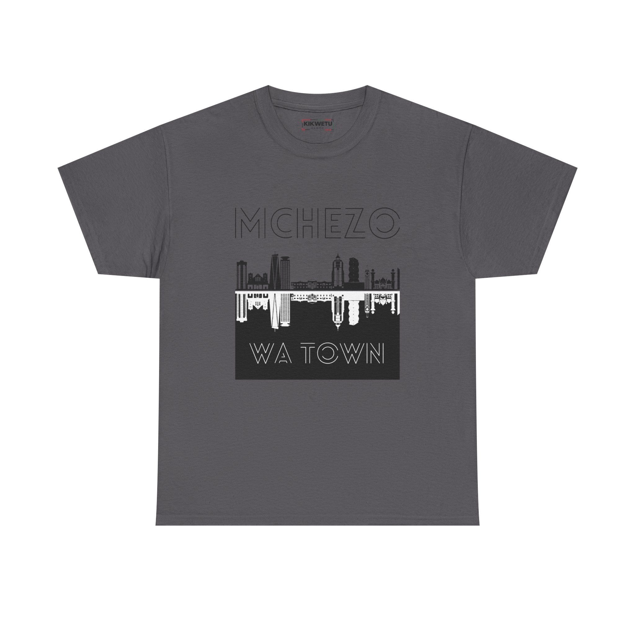 Mchezo Wa Town T-Shirt — Swahili City Skyline Graphic Tee