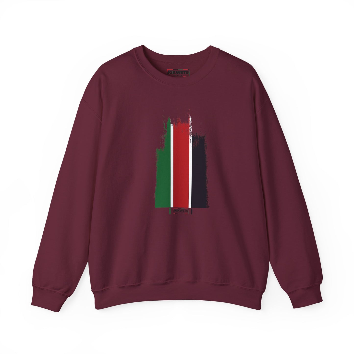 Pan-African Flag Stripe Crewneck Sweatshirt