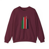 Pan-African Flag Stripe Crewneck Sweatshirt