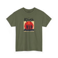 Kenya Sunset Tee — Safari Silhouette Graphic T-Shirt
