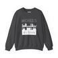 Mchezo Wa Town Skyline Crewneck Sweatshirt — Urban Swahili Cityscape Pullover