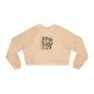 Cropped Pullover — Minimal Abstract Art "Ni God kila wakati''