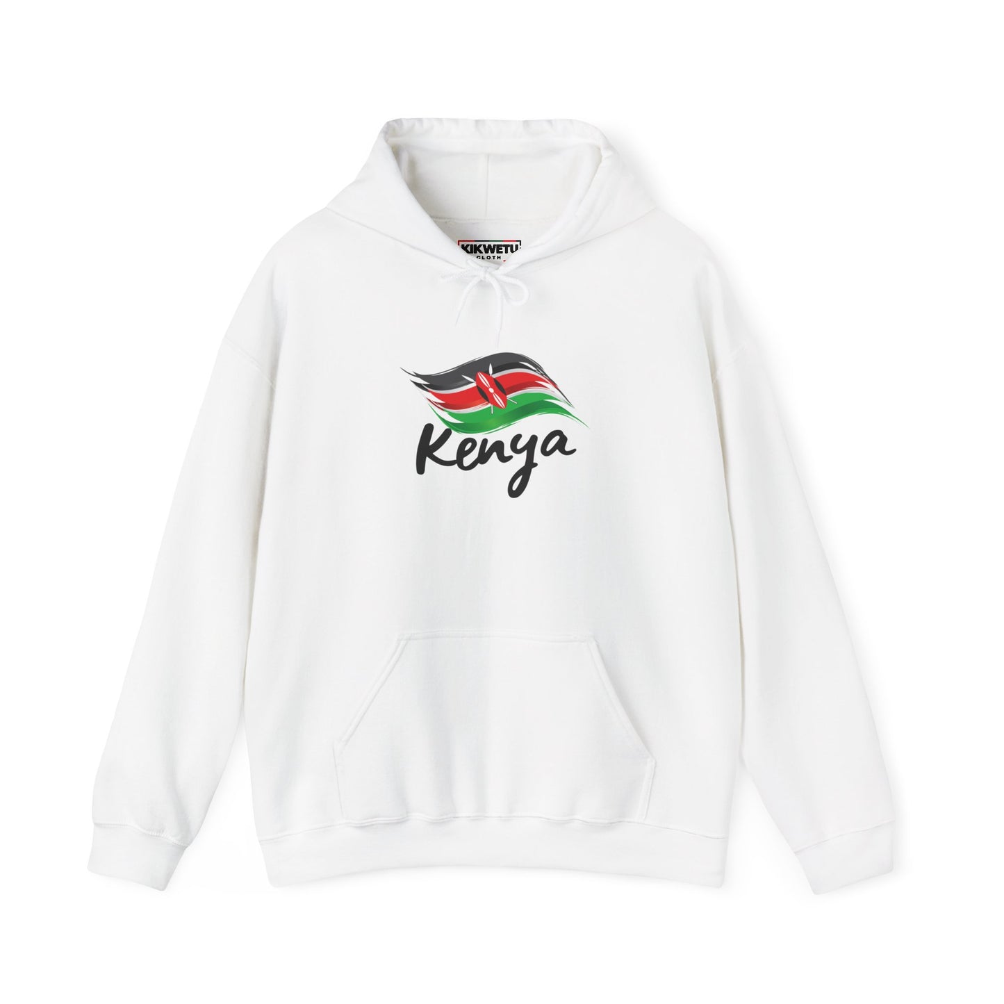 Kenya Flag Hoodie – Patriotic Kenyan Script Pullover