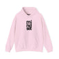Mindset Vertical Logo Hoodie — Minimal Motivational Hooded Sweatshirt