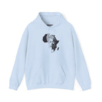 Africa embroidered unisex Heavy Blend™ Hooded Sweatshirt