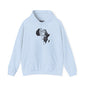 Africa embroidered unisex Heavy Blend™ Hooded Sweatshirt