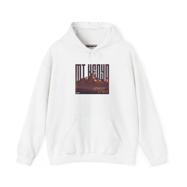 Mt. Kenya Scenic Hoodie — Vintage Sunset Mountain Graphic