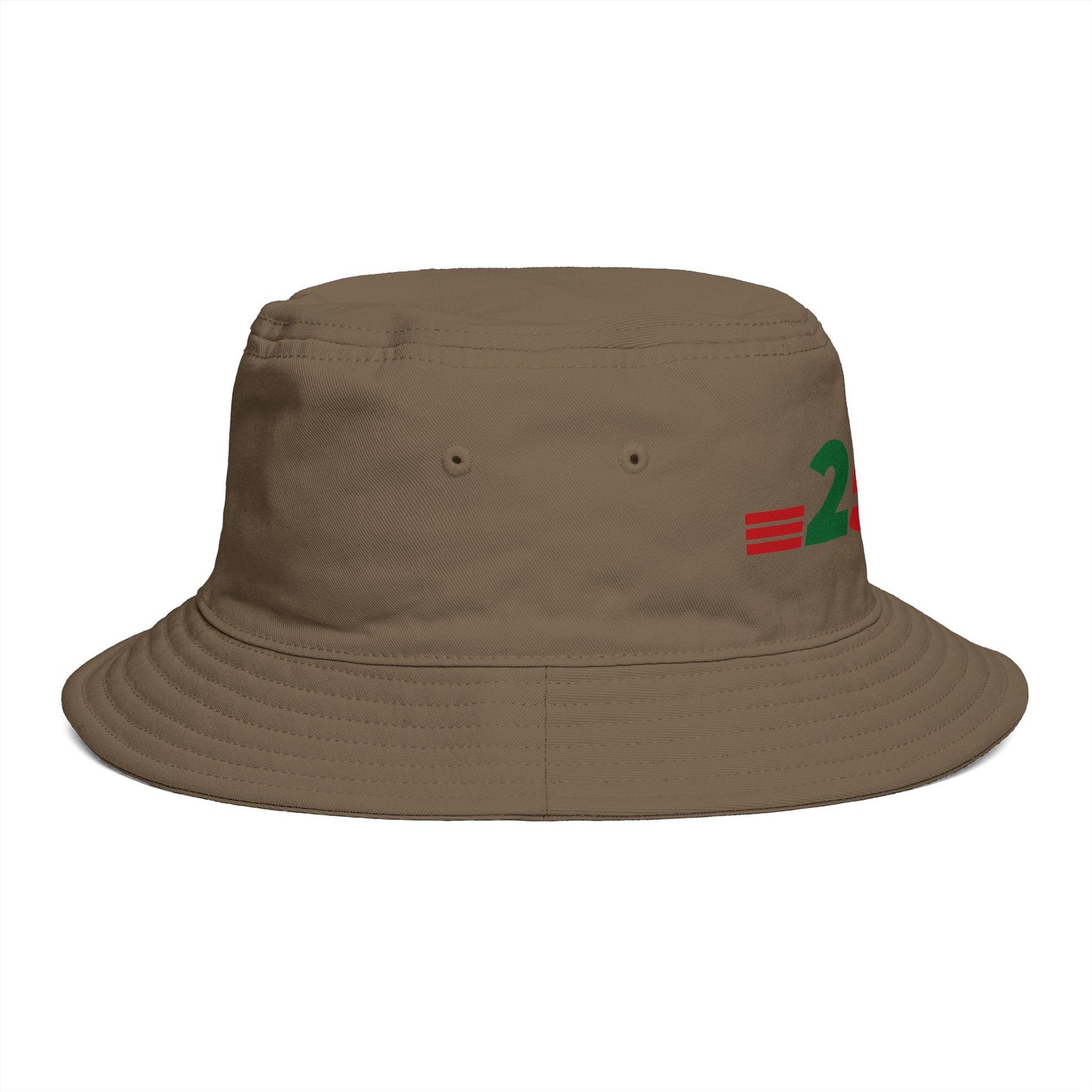 254 Retro Stripe Bucket Hat — Pan-African Colors Streetwear