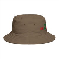 254 Retro Stripe Bucket Hat — Pan-African Colors Streetwear