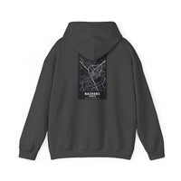 Nairobi City Map Hoodie — Minimal Black Street Map Sweatshirt