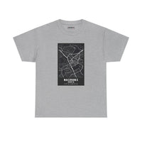 Nairobi City Map Tee — Minimalist Black & White Urban Map T-Shirt