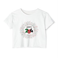 Women's Crop Top — "KIKWETU 254" Kenyan Independence Festival Tee