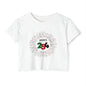 Women's Crop Top — "KIKWETU 254" Kenyan Independence Festival Tee