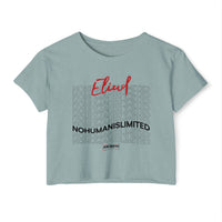 Crop Top —Eliud ''No Human Is Limited'' Graphic Festival Tee