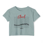 Crop Top —Eliud ''No Human Is Limited'' Graphic Festival Tee