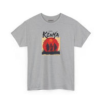 Kenya Sunset Tee — Safari Silhouette Graphic T-Shirt
