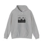 City Skyline Hoodie — 'Skate the City' Graphic Pullover