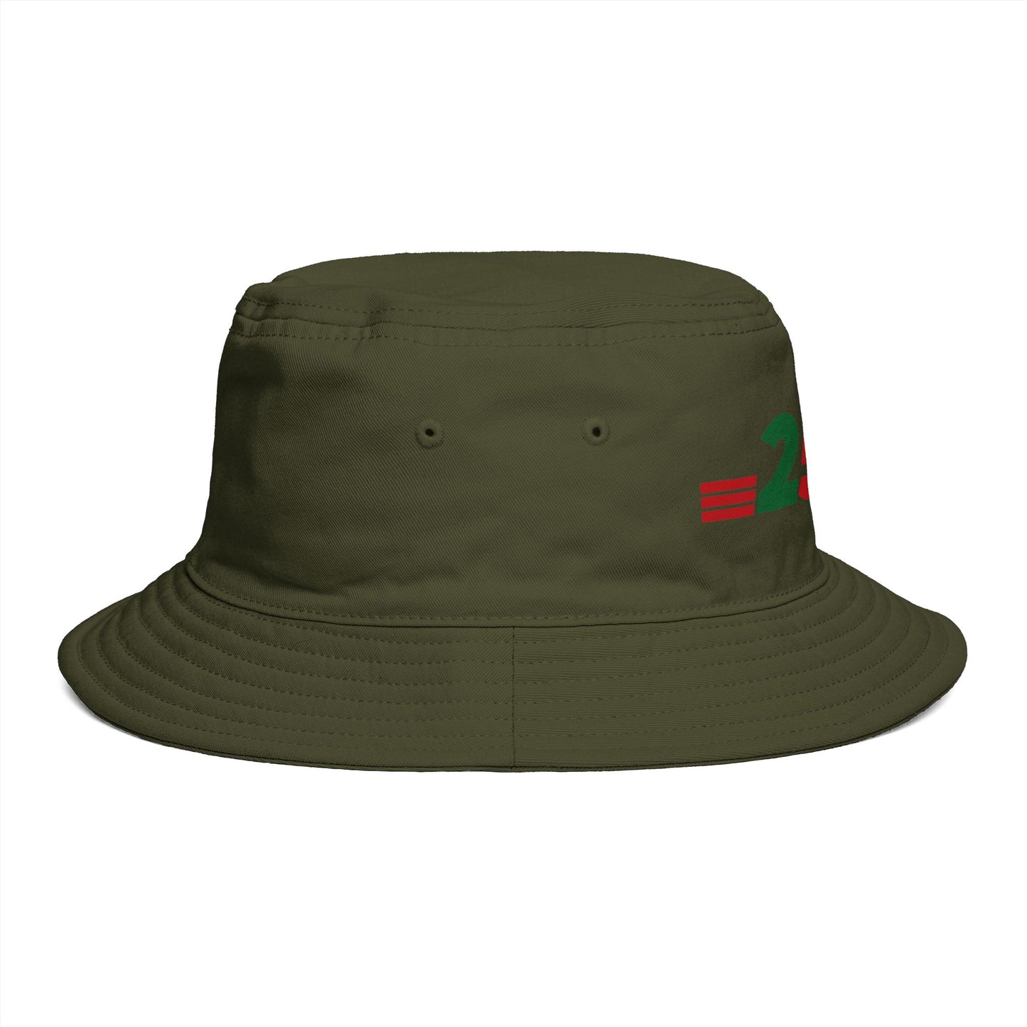 254 Retro Stripe Bucket Hat — Pan-African Colors Streetwear