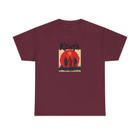 Kenya Sunset Tee — Safari Silhouette Graphic T-Shirt