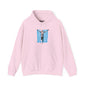 Hoodie — 'GEO' runner Graphic Hoodie with Striped Background